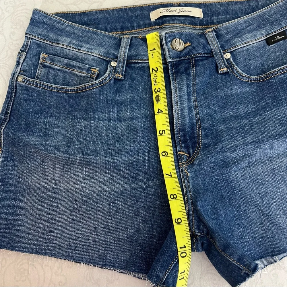 Mavi Jeans Raw Hem Denim Shorts Size 26